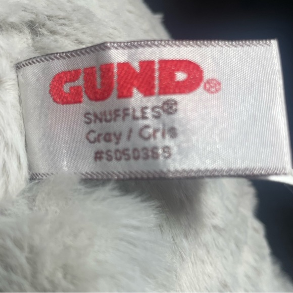 BNWT GRAY GUND SNUFFLES 10” PLUSH BEAR PRICE FIRM - Picture 9 of 14